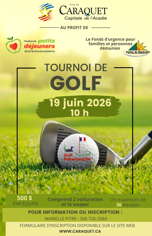 Tournoi de golf 2026